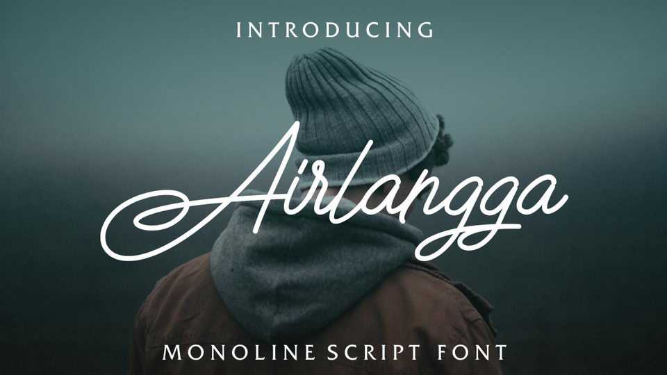 Airlangga Script Font › Fontesk