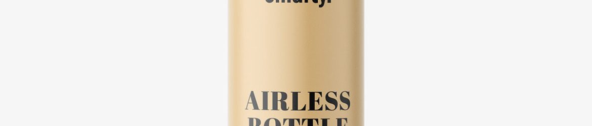 Airless bottle foundation mockup