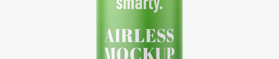 Airless bottle mockup