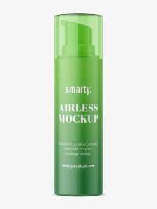 Airless bottle mockup