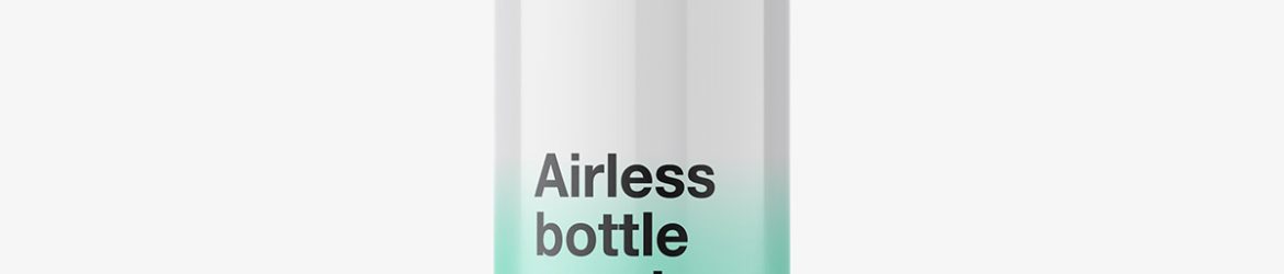 Airless bottle mockup / 50 ml