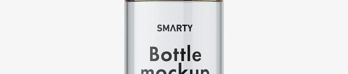 Airless bottle mockup / clear glass / 30 ml Airless bottle mockup / clear glass / 30 ml