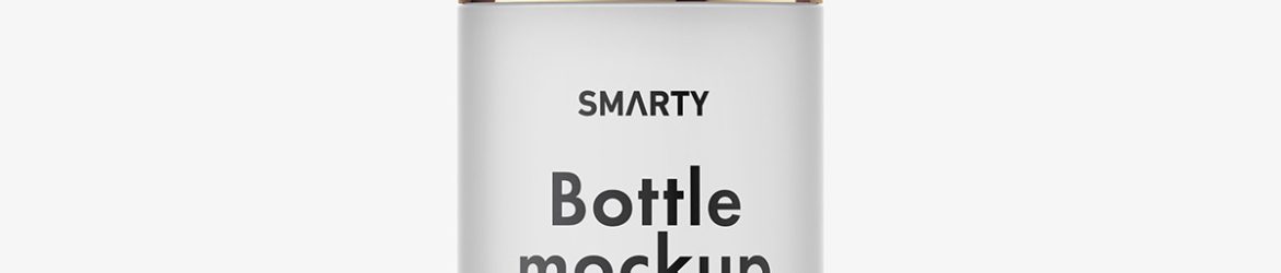 Airless bottle mockup / frosted glass / 30 ml Airless bottle mockup / frosted glass / 30 ml