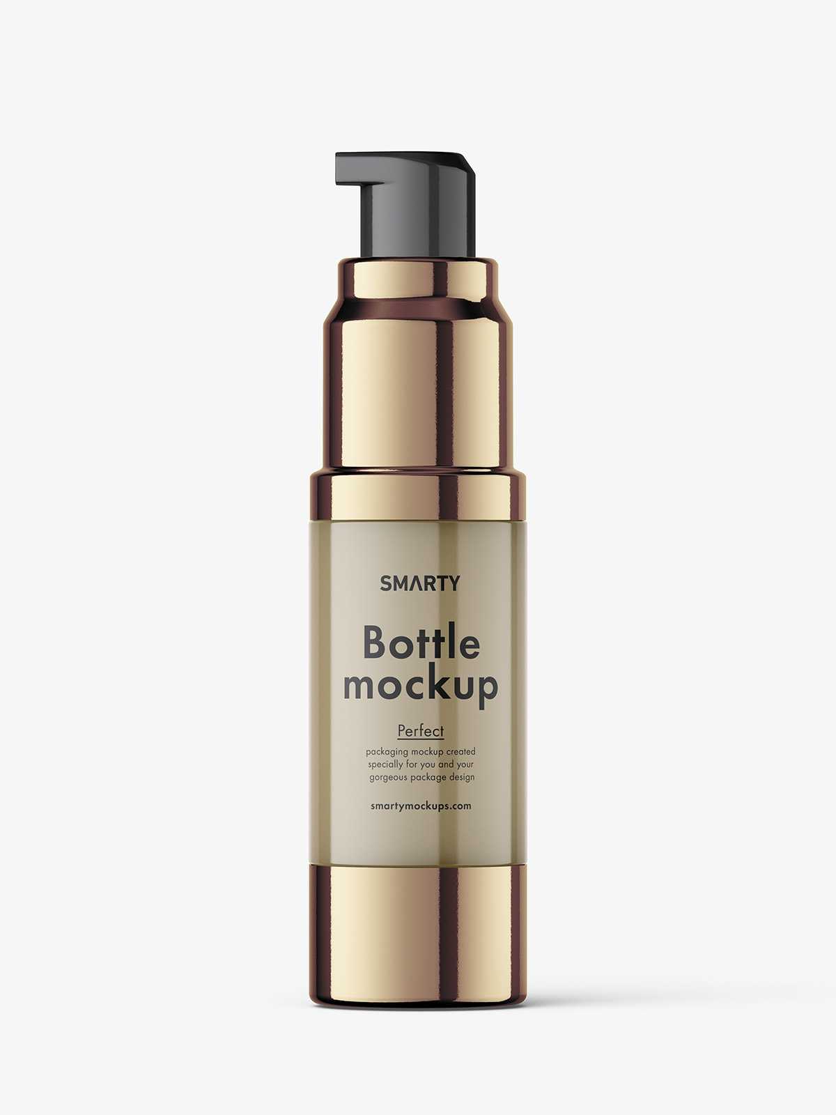 Airless bottle mockup / glossy / 15 ml