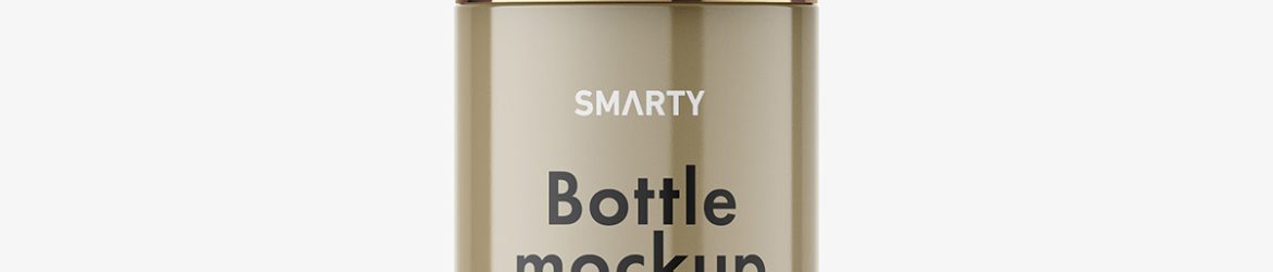 Airless bottle mockup / glossy / 30 ml
