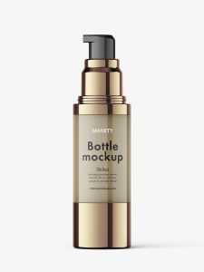 Airless bottle mockup / glossy / 30 ml