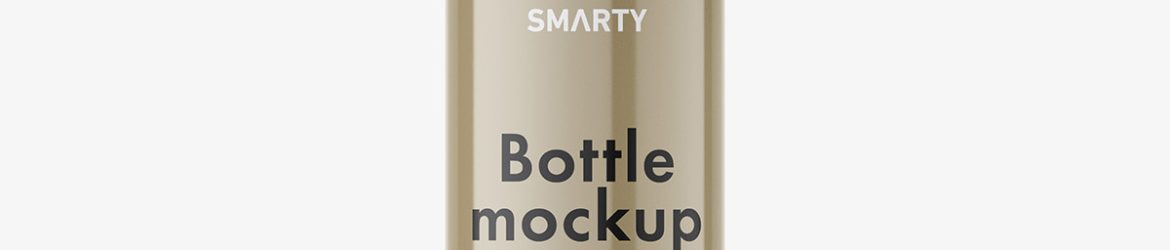 Airless bottle mockup / glossy / 50 ml