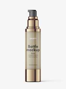 Airless bottle mockup / glossy / 50 ml