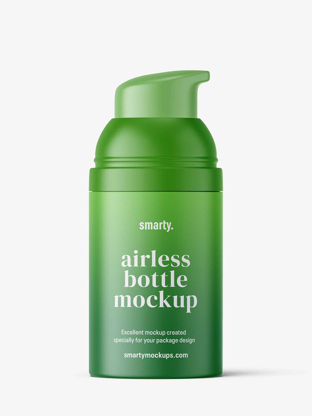 Airless bottle mockup / matt