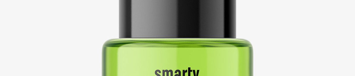Airless bottle with liquid mockup