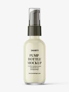 Airless cream bottle mockup