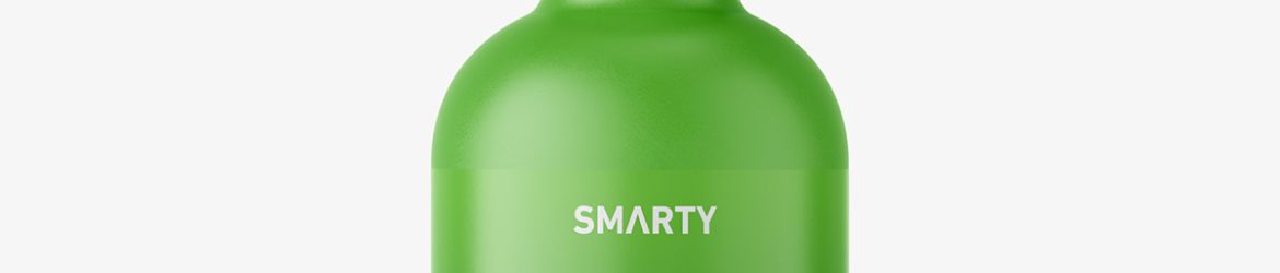 Airless matt bottle mockup