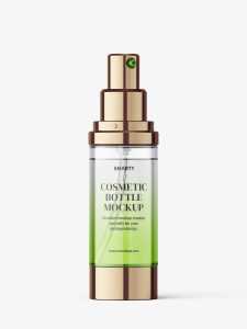 Airless spray bottle mockup / 30 ml