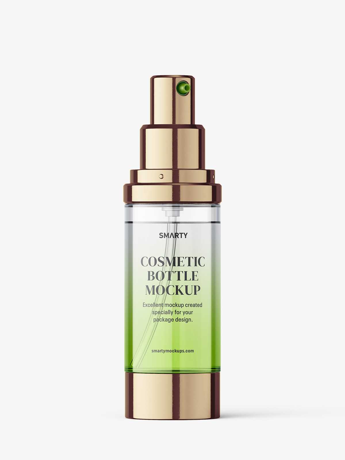 Airless spray bottle mockup / 30 ml