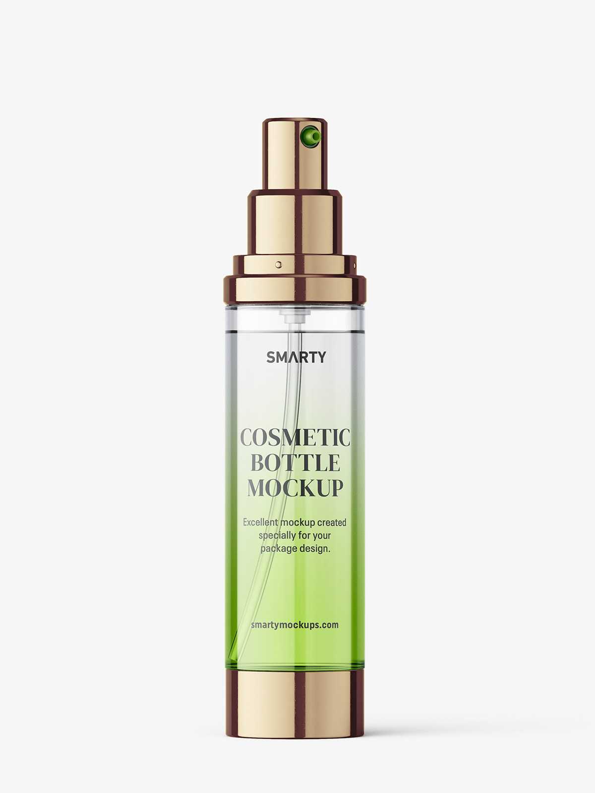 Airless spray bottle mockup / 50 ml