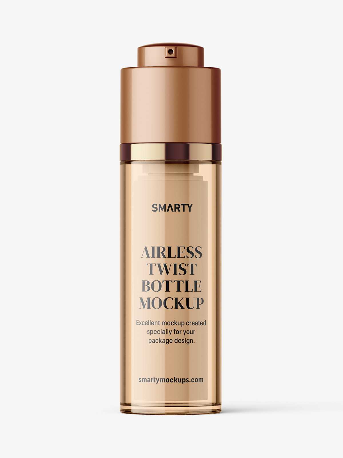 Airless twist up bottle mockup / 30 ml
