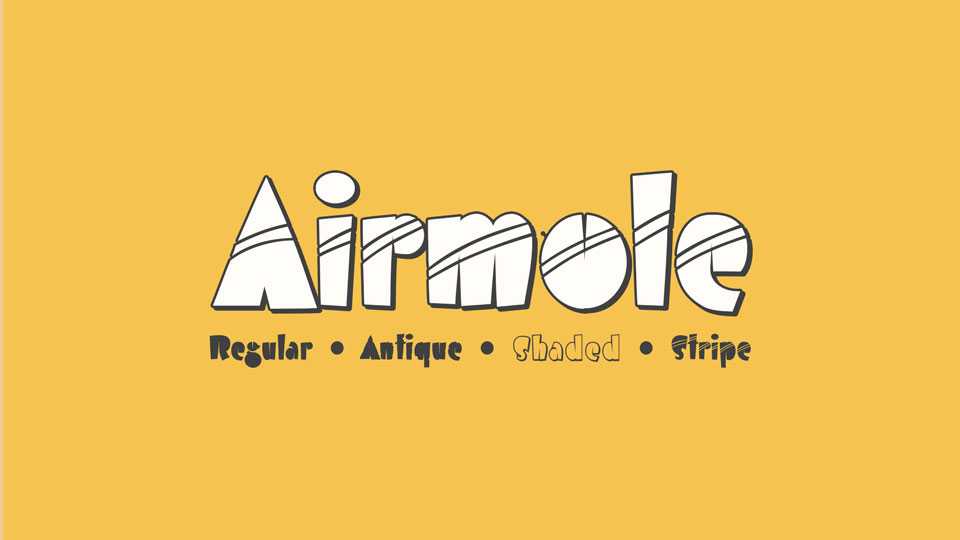 Airmole Font › Fontesk