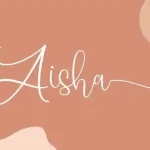 Aisha Calligraphy Font