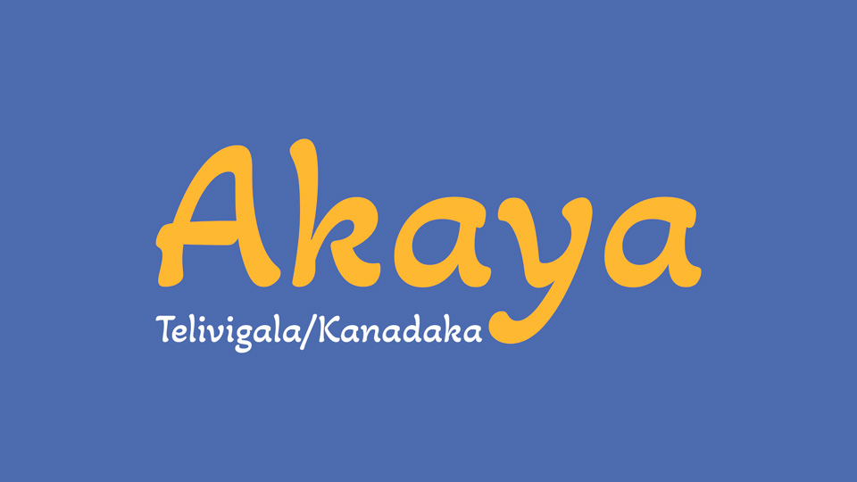 Akaya Telivigala/Kanadaka Font › Fontesk