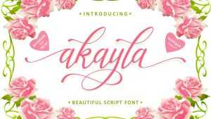 Akayla Font › Fontesk