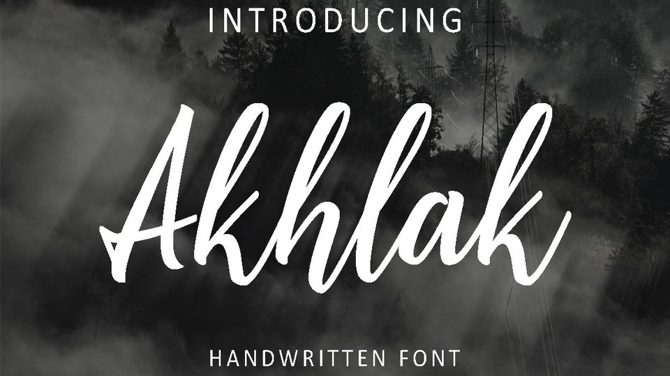Akhlak Font › Fontesk