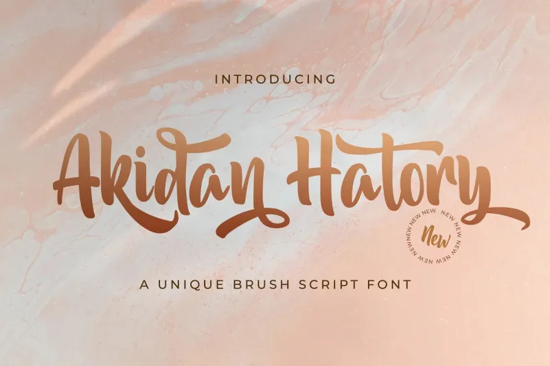 Akidan Hatory Script Font