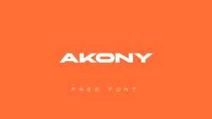 Akony Font › Fontesk