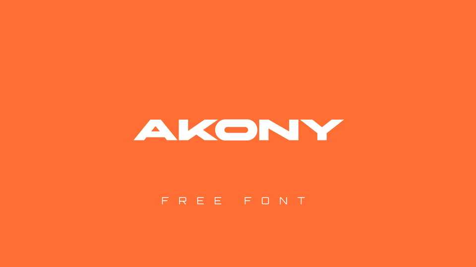 Akony Font › Fontesk