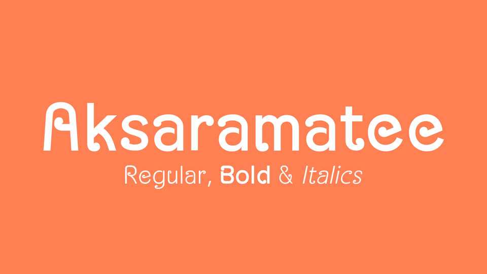 Aksaramatee Font Family › Fontesk