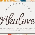 Akulove Script Font