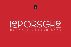 AL LePorsche Retro Font