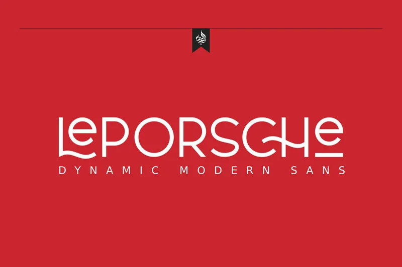 AL LePorsche Retro Font