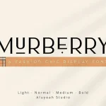 AL Murberry Display Font