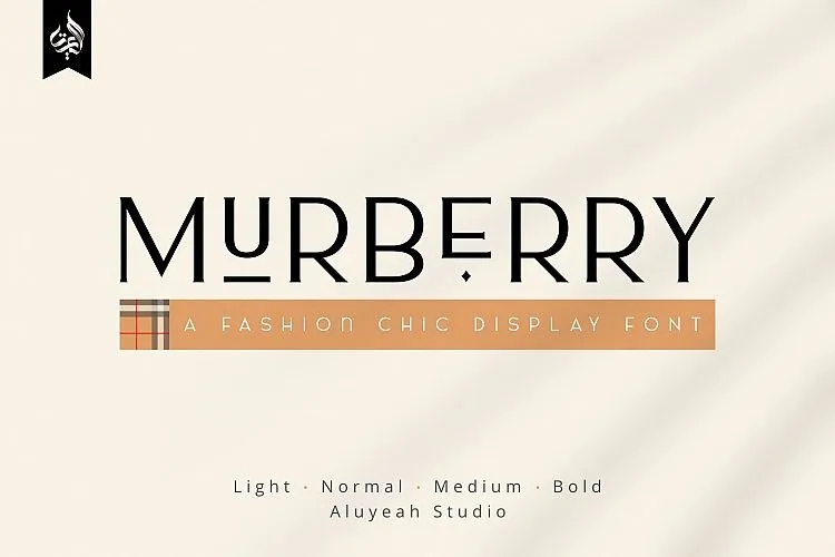 AL Murberry Display Font