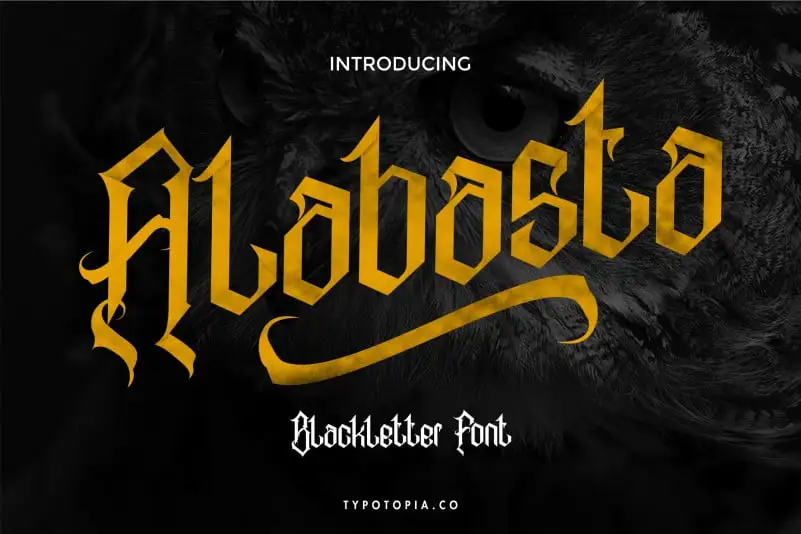 Alabasta Blackletter Font