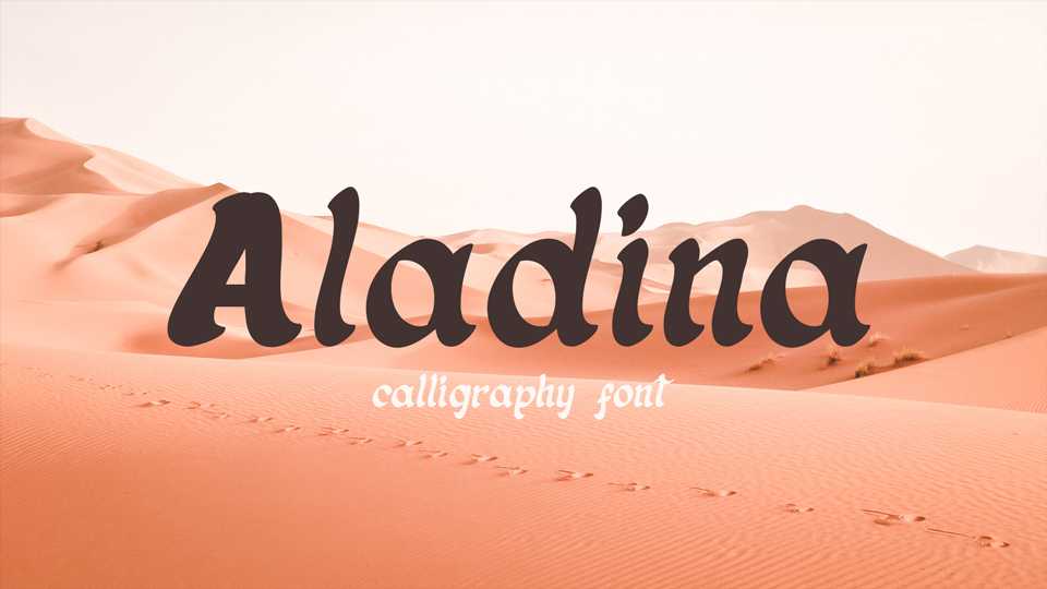 Aladina Script Font › Fontesk