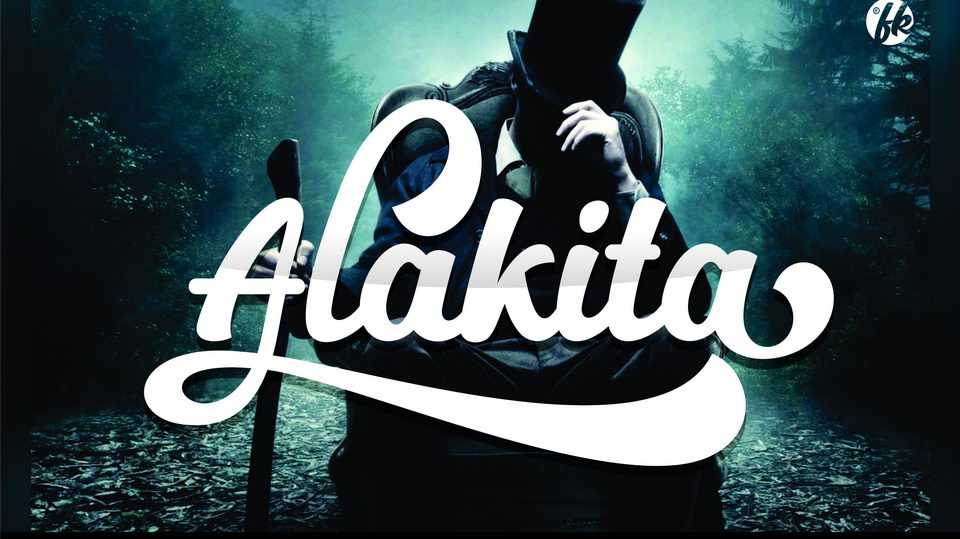 Alakita Script Font › Fontesk