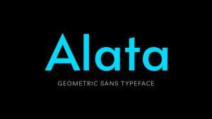 Alata Font › Fontesk