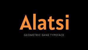 Alatsi Font › Fontesk