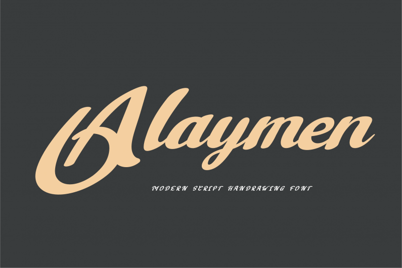 Alaymen Script Font