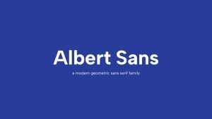 Albert Sans Font Family › Fontesk