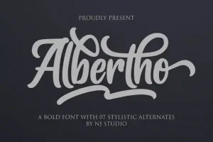 Albertho Script Font