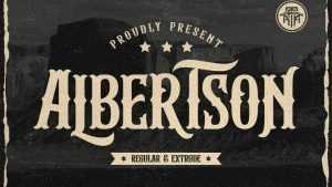 Albertson Font › Fontesk