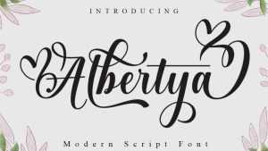 Albertya Font › Fontesk