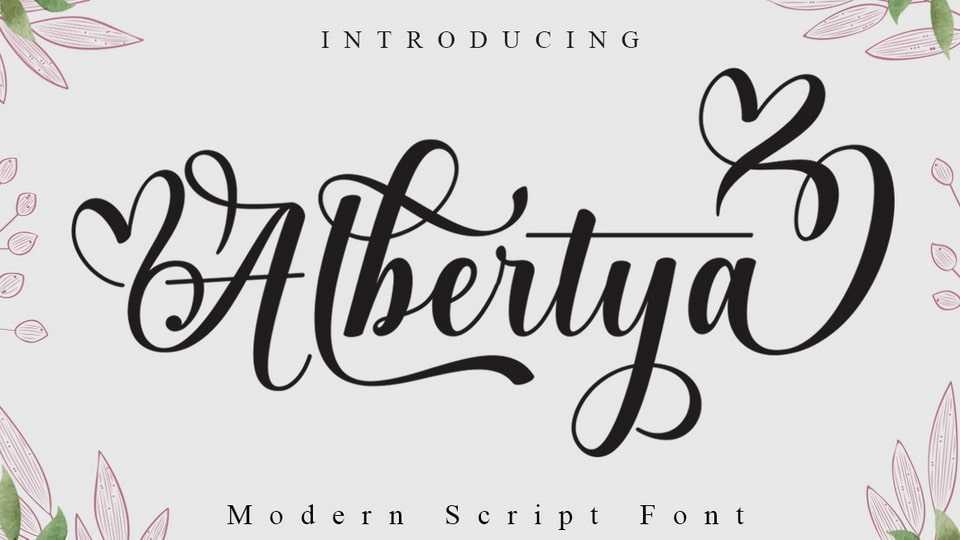 Albertya Font › Fontesk