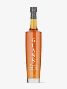 Alcohol bottle mockup