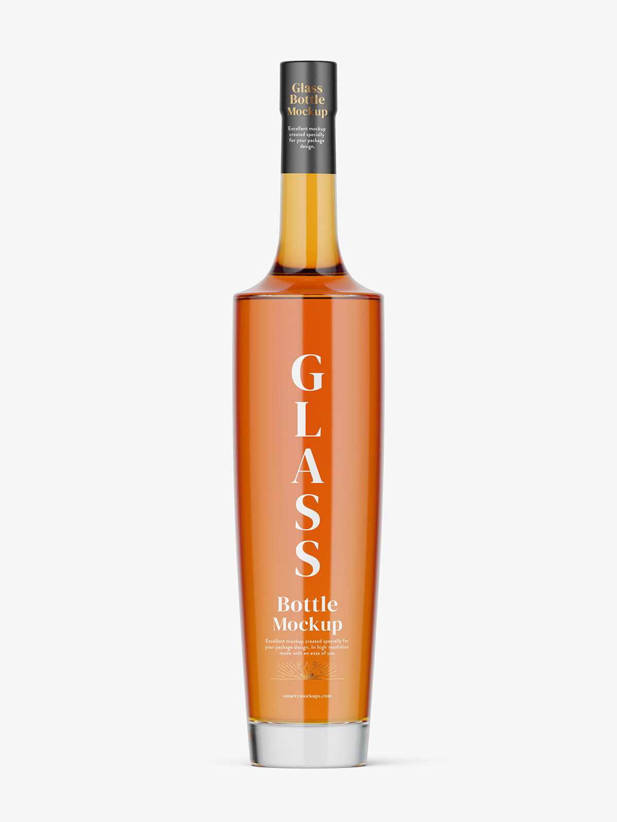 Alcohol bottle mockup