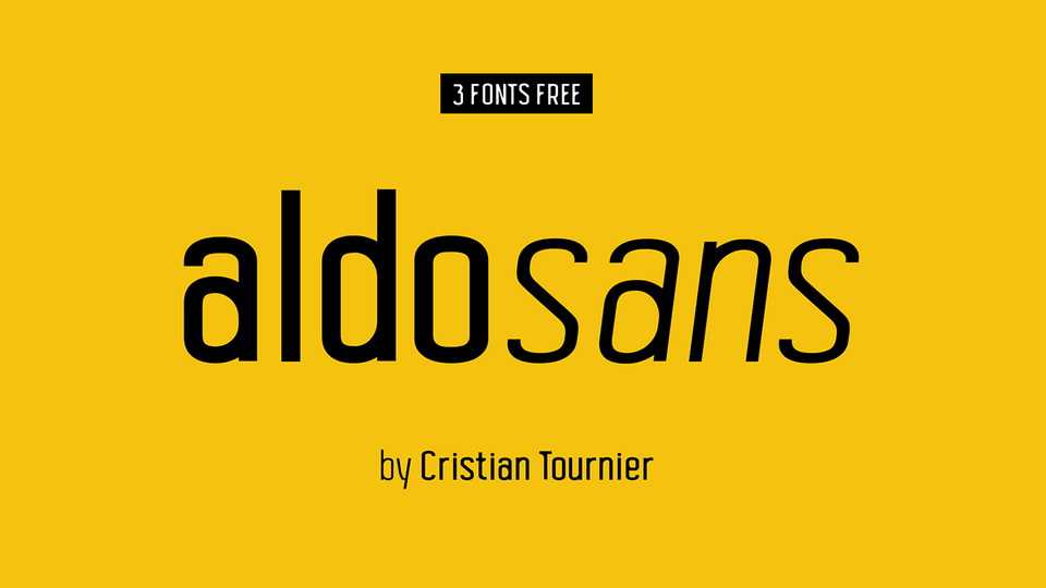 Aldo Sans Typeface › Fontesk