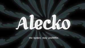 Alecko Font Family › Fontesk