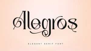 Alegros Font › Fontesk